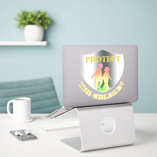 Sticker Protéger l'autocollant pour enfants (Ordinateur portable sur le bureau)