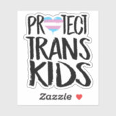 STICKER PROTÉGER LES ENFANTS TRANS (Feuille)