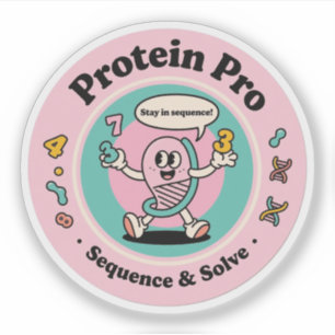 Sticker Protein Pro Séquences de mastering et Puzzles de r