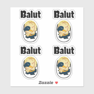Sticker Protéine de l'oeuf d'un canard de la chauve-souris