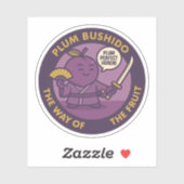 Sticker Prune Parfait Honneur Samouraï Fruit (Feuille)