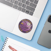 Sticker Prune Parfait Honneur Samouraï Fruit (Ordinateur portable avec iPhone)