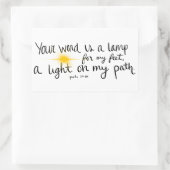 Sticker Psaum 119:105 (Sac)