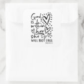 Sticker Psaume 46 Verse Bible (Sac)