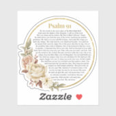 Sticker Psaume 91 NKJV (Feuille)