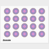 Sticker Psychedelic Pastels (Feuille)