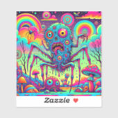 Sticker Psycho Rainbow Creep (Feuille)
