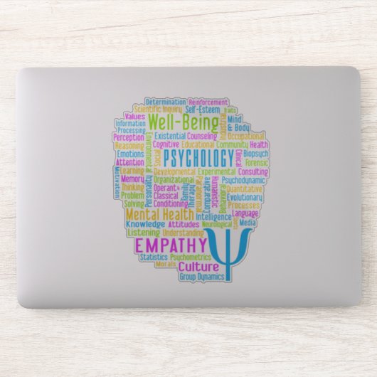Sticker PSYCHOLOGIE Word Cloud (Ordinateur)