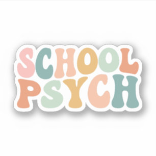 Sticker Psychologue scolaire Étudiant en psychologie sco