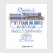 Sticker P'tit Train du Nord (RT2) (Feuille)