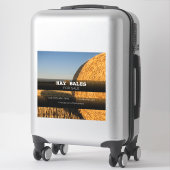 Sticker publicitaire de la société Hay Bales (Sur valise)
