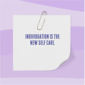 Sticker Publier l'Affirmation Auto-Care personnalisable (Devant)