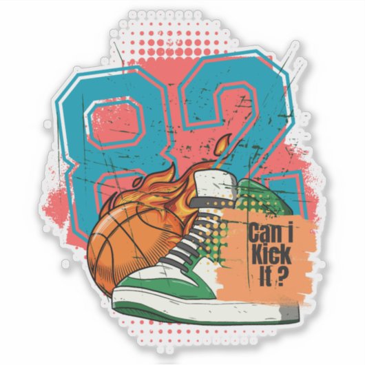 Sticker Puis-je le frapper ? (Devant)