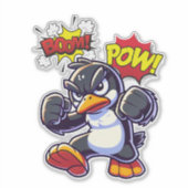 Sticker Puissance des pingouins (Devant)