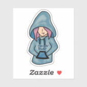 Sticker Puissance du piratage (Feuille)