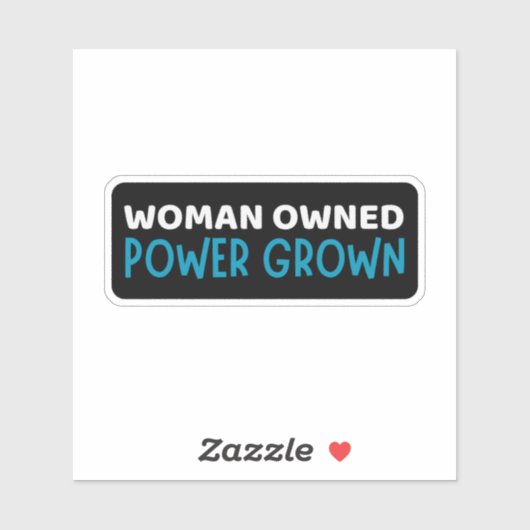 Sticker Puissance d'une femme - Soutien (Feuille)