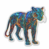 Sticker Puissant Panther Art (Devant)