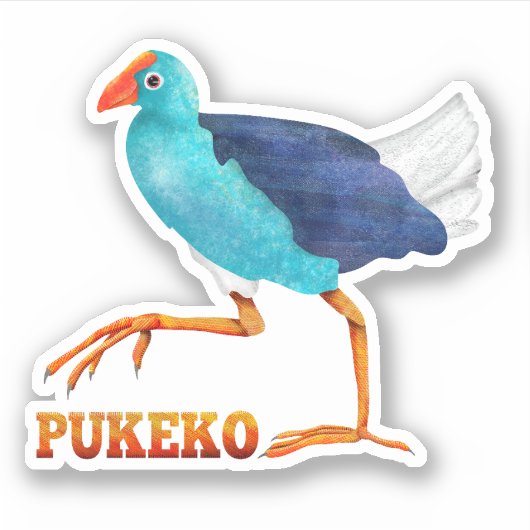 Sticker Pukeko (Devant)