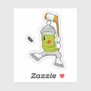 Sticker Pulvérisateur de glace Hockey sur glace bâton de h
