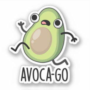 Sticker Pun Avoca-go amusant Avocado