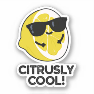 Sticker Pun Citrus Drôle Cool