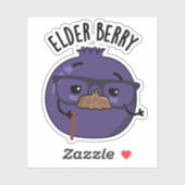 Sticker Pun de Berry Amusant aux Anciens (Feuille)