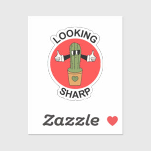 Sticker Pun de cactus qui a de l'allure