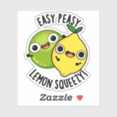 Sticker Pun de Fruit Fruit Squeezy Fruit Facile (Feuille)
