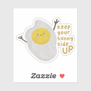 Sticker Pun De Nourriture : Gardez Votre Côté Soleil Vers