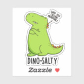 Sticker Pun Dino-salé Dinosaure Dinosaure Dinosaure (Feuille)
