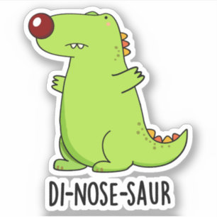 Sticker Pun Dinosaure Dinosaure Drôle