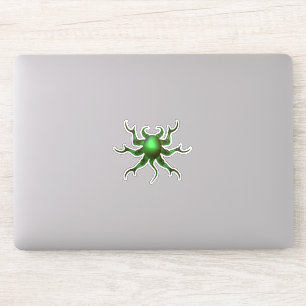 Sticker Punaise verte avec pinces