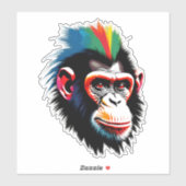 Sticker Punk Chimp (Feuille)