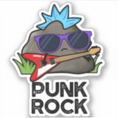 Sticker Punk Rock Funny Music Pun (Devant)