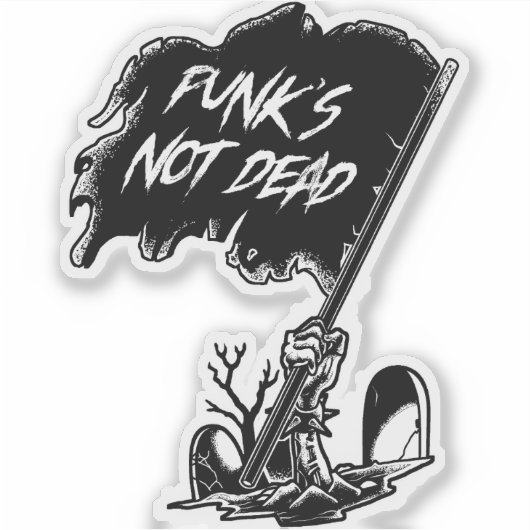 Sticker Punk's Not Dead  (Devant)
