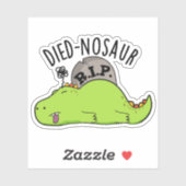 Sticker Puns Dinosaures Dinosaures (Feuille)