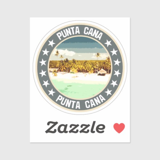 Sticker Punta Cana (Feuille)