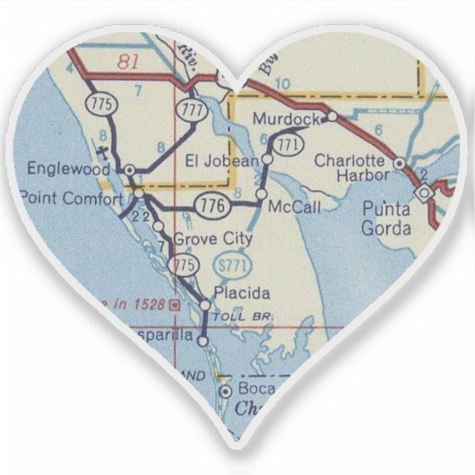 Sticker Punta Gorda Floride (Devant)