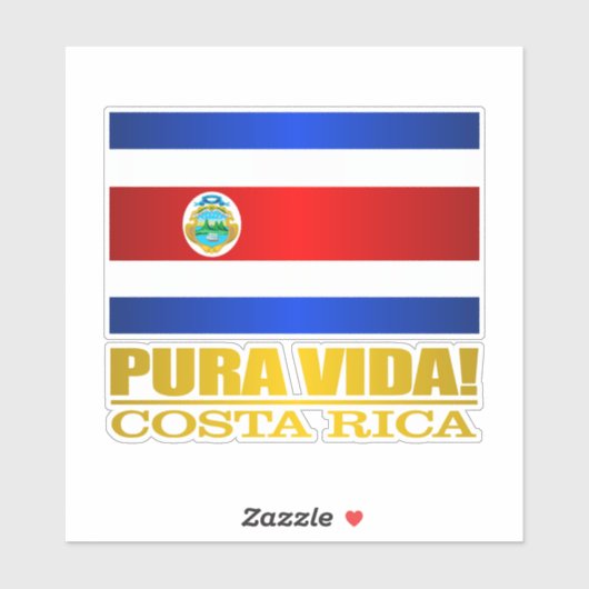 Sticker Pura Vida ! (Feuille)