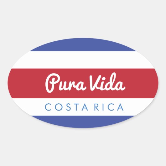 Sticker Pura Vida Costa Rica (Devant)