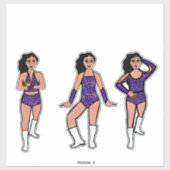 Sticker Purple Gold Dots #2 (Feuille)