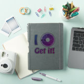 Sticker Purple Kawaii Je ne comprends pas (Couverture iPad)