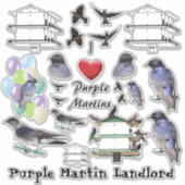 Sticker Purple Martin Love (Devant)