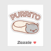 Sticker PURRITO Cat Burrito (Feuille)