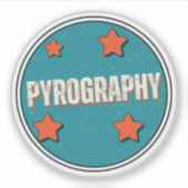 Sticker Pyrographie (Devant)