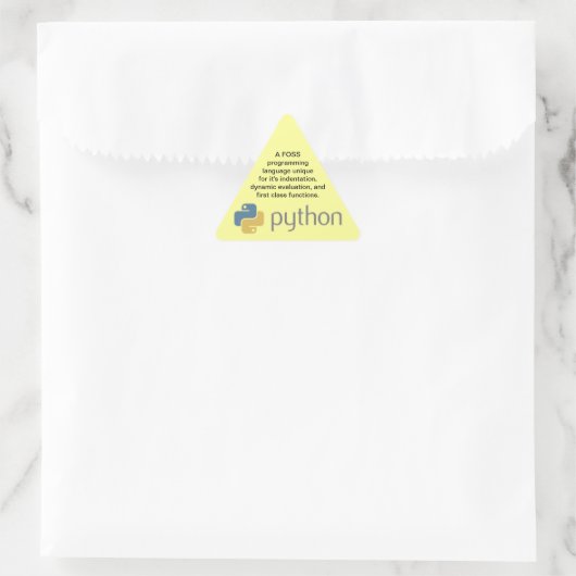 Sticker Python (Sac)