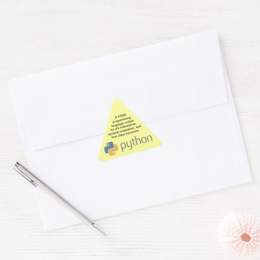 Sticker Python (Enveloppe)