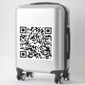 Sticker q code (Sur valise)