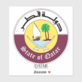 Sticker Qatar National Emblem Patriotique (Feuille)
