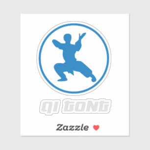 Sticker Qigong Martial Arts Design